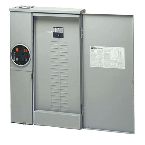 electric meter to breaker box|200 amp combo meter box.